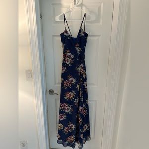 Lulus maxi floral dress.